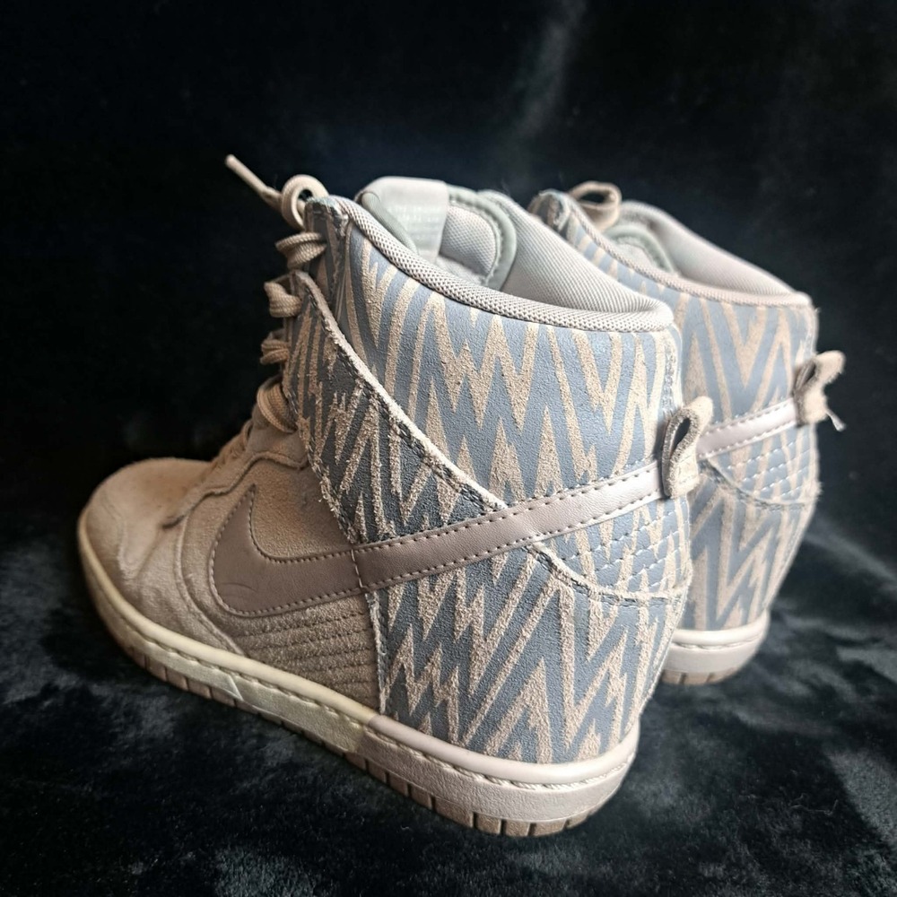 Nike Dunk Sky Hi Women's Size 6 Hidden Wedge Brown Sneakers Shoes 543258-003 - Picture 5 of 11